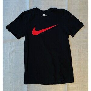 Nike Air “Swoosh Life” Graphic T-Shirt Men’s S Black Cotton BV1997-00A